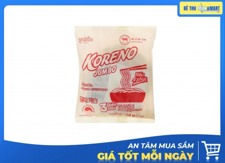 Mì Koreno Jumbo Vị Bò Cay 100g