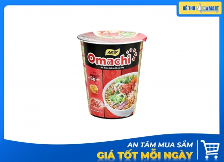 Mì Ly Omachi Xốt Bò Hầm 69g