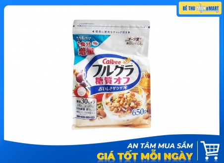 Ngũ Cốc Hạt Calbee Trắng 650g