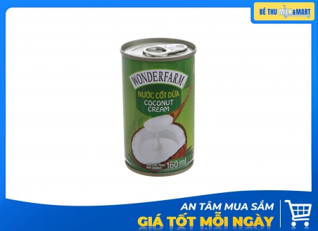 Nước Cốt Dừa Wonderfarm 160ml