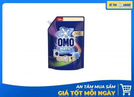 Nước Giặt Omo Cửa Trước Giữ Màu 1.8kg
