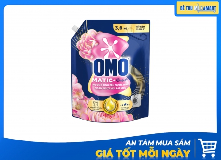 Nước Giặt Omo Cửa Trước Ngăn Nấm Mốc 3.6kg