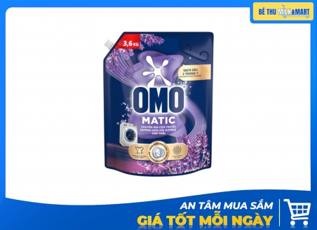 Nước Giặt Omo Cửa Trước Oải Hương Thư Thái 3.6kg