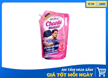 Nước Giặt Xả Chanté Active Năng Động Thể Thao 3.2kg