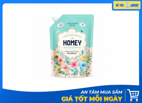 Nước Giặt Xả Homey Hoa Trà Jeju 3.4kg