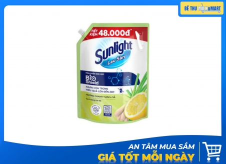 Nước Lau Sàn Sunlight Bio Chanh Sả 3.4kg