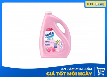 Nước Lau Sàn Sunlight Lily Bạch Trà 3.6kg