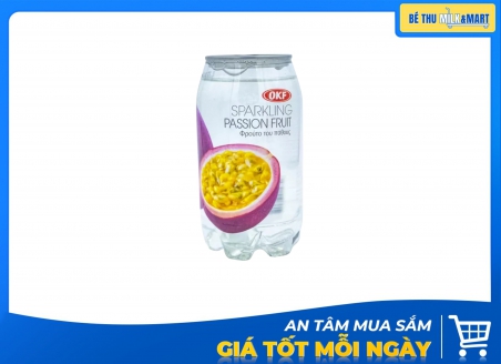 Nước Trái Cây Sparkling OKF Chanh Dây 350ml