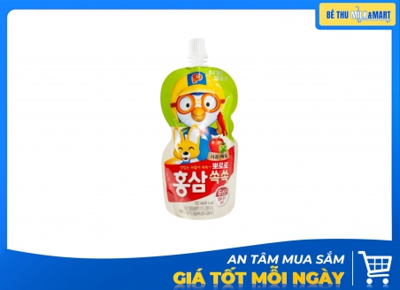 Nước Uống Hồng Sâm Pororo Táo 100ml