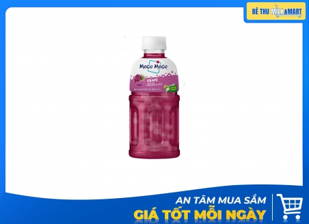Nước Uống Mogu Mogu Vị Nho Thạch Dừa 320ml