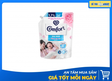 Nước Xả Vải Comfort Dịu Nhẹ Thơm Dịu Êm 1.7l