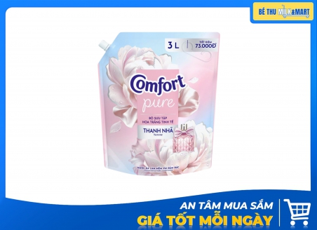 Nước Xả Vải Comfort Hoa Trắng Thanh Nhã 3l