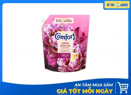 Nước Xả Vải Comfort Nước Hoa Kiêu Sa 2.4l