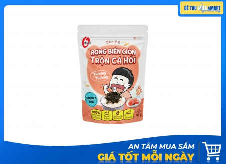 Rong Biển Ăn Liền Giòn Trộn Cá Hồi Ofood 30g