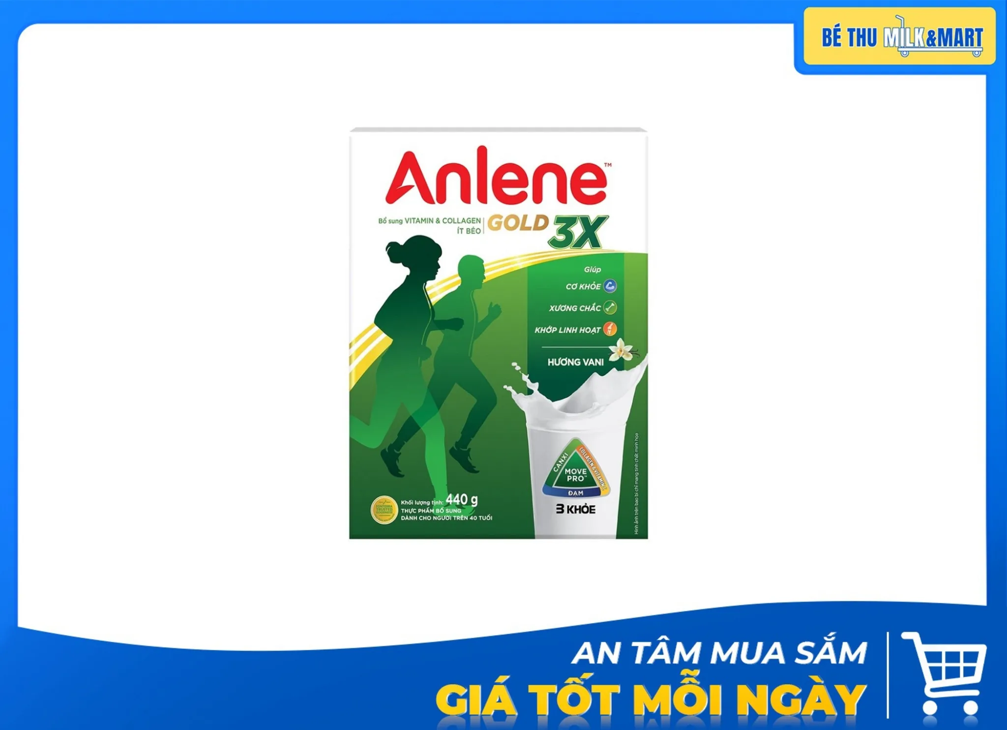 Sữa Bột Anlene 3X 440g