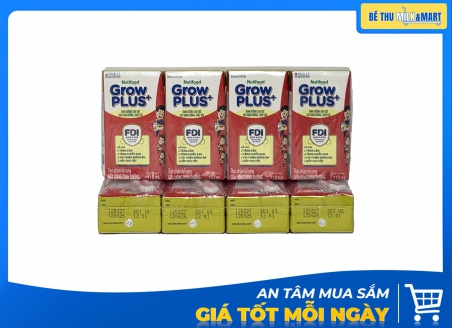 Sữa Bột Pha Sẵn Nutifood Grow Đỏ Có Đường 110ml