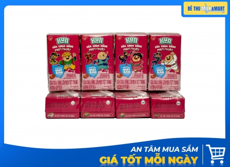 Sữa Chua Uống Kun Lên Men Kem Dâu 110ml