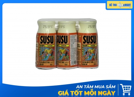 Sữa Chua Uống VNM Susu Hương Cam Chai 80ml