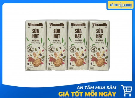 Sữa Hạt VNM 9 Loại Hạt Không Đường 180ml