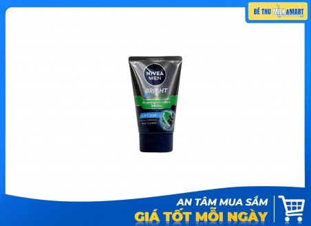 Sữa Rửa Mặt Nivea Men Bright 8H Oil Clear 100g