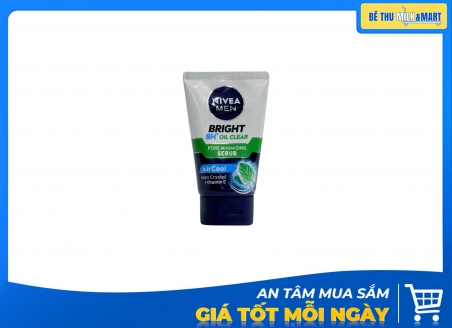 Sữa Rửa Mặt Nivea Men Hạt Bright Oil Clear 100g