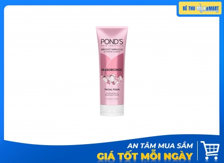 Sữa Rửa Mặt Pond's Sáng Da Hồng Nhạt 100g Kẹp