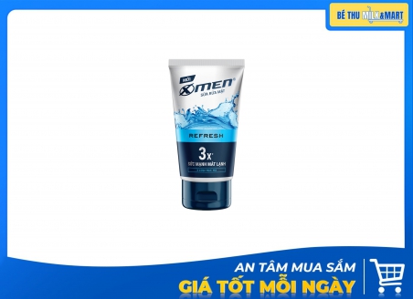 Sữa Rửa Mặt Xmen Go Refresh Sức Mạnh Mát Lạnh Số 3 100g