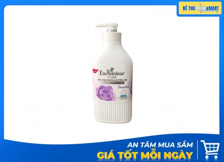 Sữa Tắm Enchanteur Có Hạt Sensation Tím 650g Kẹp