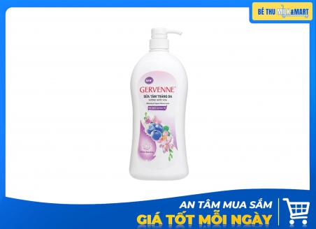 Sữa Tắm Gervenne Việt Quất 900g Kẹp