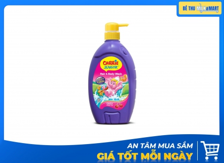 Sữa Tắm Gội Carrie Junior Cherry 700g Kẹp