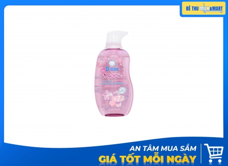 Sữa Tắm Gội Dnee Organic Hồng 380ml