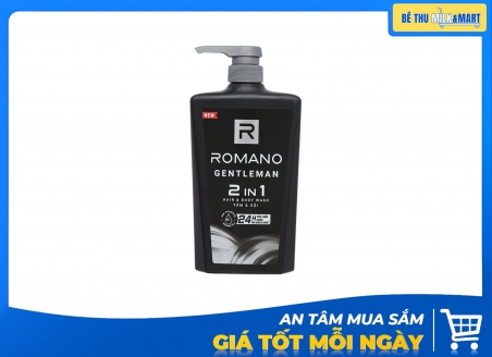 Sữa Tắm Gội Romano Gentleman 650g
