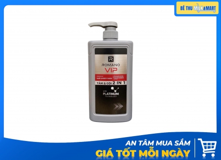Sữa Tắm Gội Romano Vip Passion 650g