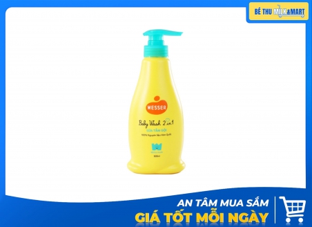 Sữa Tắm Gội Wesser Xạ Hương Xanh 500ml