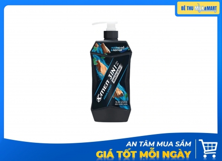 Sữa Tắm Gội Xmen Aqua Sport 3in1 Hương Gỗ & Bạc Hà 610g