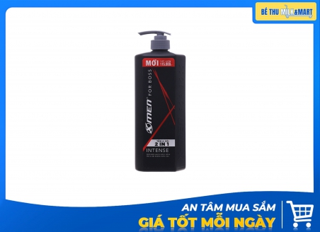 Sữa Tắm Gội Xmen For Boss Intense 650g Kẹp