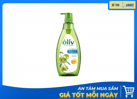 Sữa Tắm Oliv Dưỡng Ẩm Mềm Mịn 650ml Kẹp