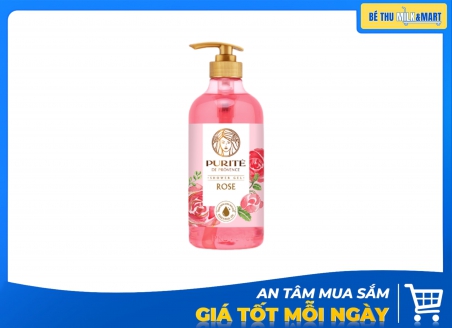 Sữa Tắm Purite Hoa Hồng 850ml Kẹp