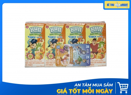 Sữa Trái Cây Kun Cam Có Thạch 170ml
