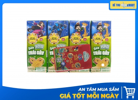 Sữa Trái Cây Kun Xoài Chanh Dây 180ml