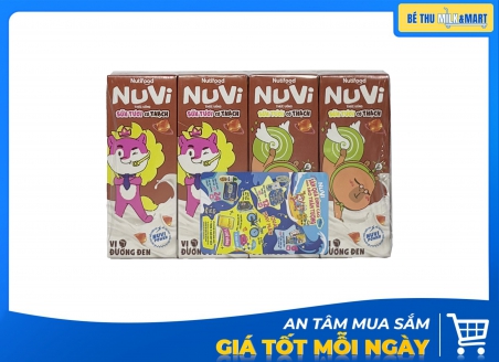 Sữa Tươi Nuvi Đường Đen Có Thạch 170ml