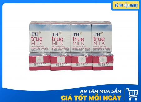 Sữa Tươi TH Dâu 110ml