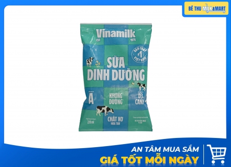 Sữa Tươi VNM Không Đường Bịch 220ml