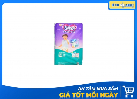 Tã Quần Bobby 2XL 12 Miếng