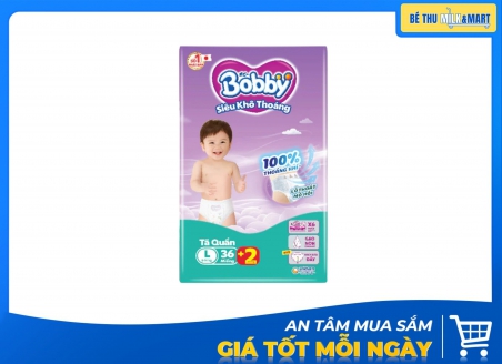 Tã Quần Bobby L 36 Miếng