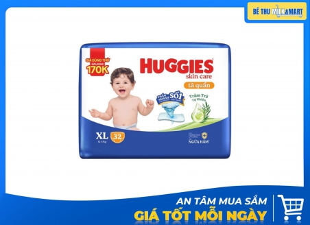 Tã Quần Huggies XL 32 Miếng