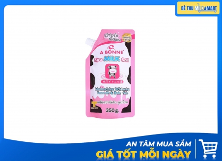 Tẩy Tế Bào Chết Cơ Thể Abonne Muối Tắm Sữa Bò 350g