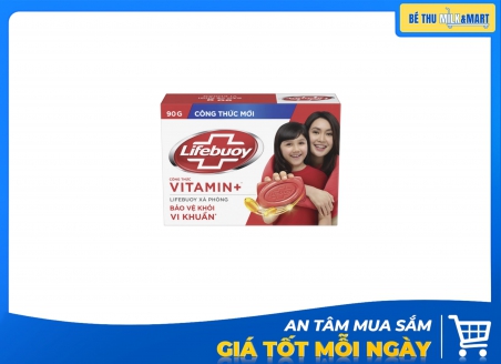 Xà Phòng Cục Lifebuoy Bảo Vệ Vượt Trội 90g