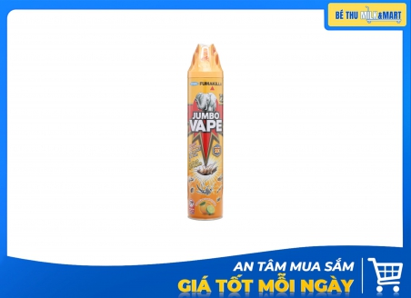 Xịt Côn Trùng Jumbo Vape Cam Chanh 600ml