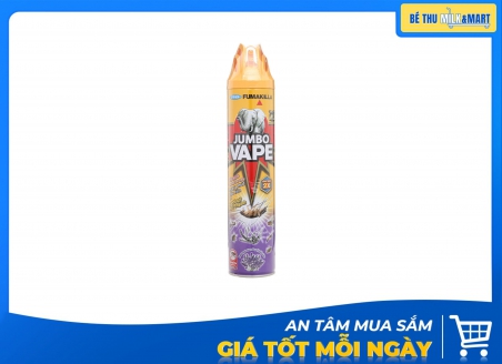 Xịt Côn Trùng Jumbo Vape Oải Hương 600ml